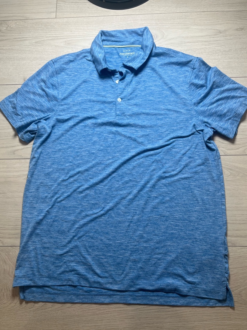 J.Crew Performance Men's Polo Shirt - Blue men’s size large